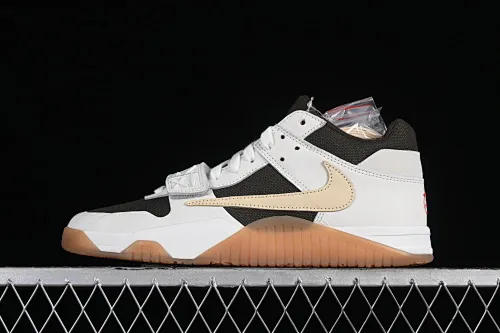 All categories Air Jordan Jordan series basketball shoes Air Jordan 1 Low LW version Travis Scott x Jordan Cut The Check AJ1 Joe 1 hook and loop fashion basketball shoes FZ8117-100
